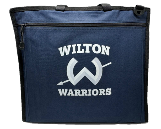 Stadium / Bleacher Seat with Wilton Warriors Logo