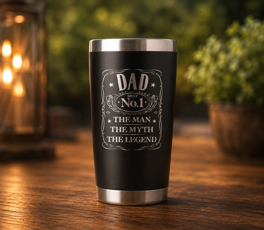 Father's Day - 20oz Drink Tumbler - Choose Your Engraving