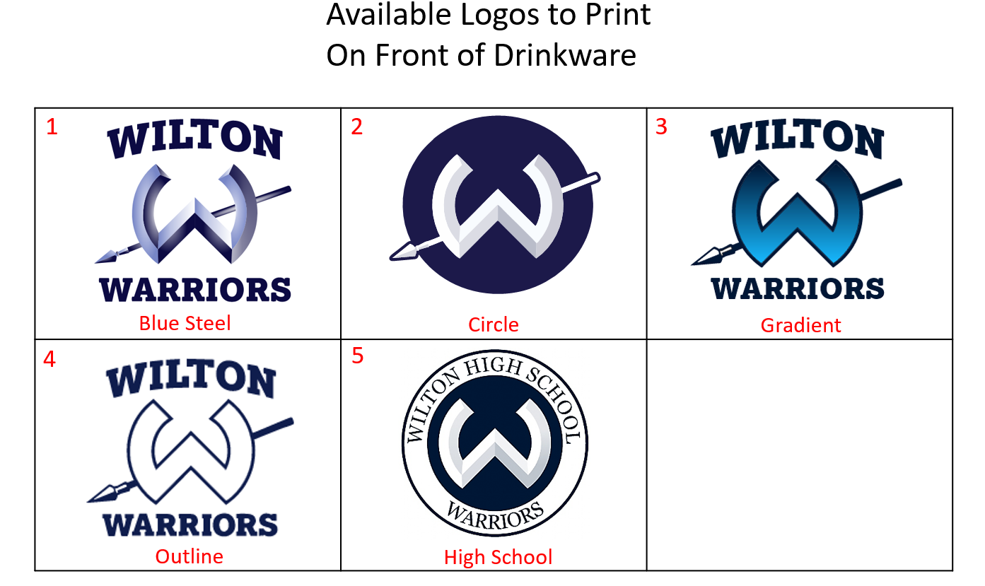 Wilton Warriors Coffee Mug - Choose Your Favorite Logo!