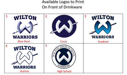 Wilton Warriors Coffee Mug - Choose Your Favorite Logo!