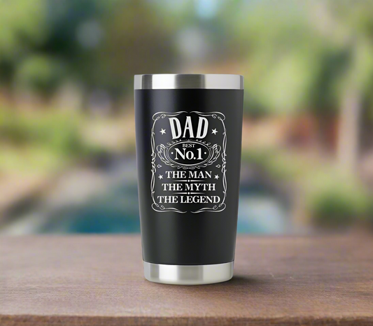 Father's Day - 20oz Drink Tumbler - Choose Your Engraving