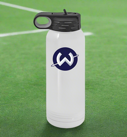 Wilton Warriors 30oz Stainless Steel Water Bottle - Choose Your Logo